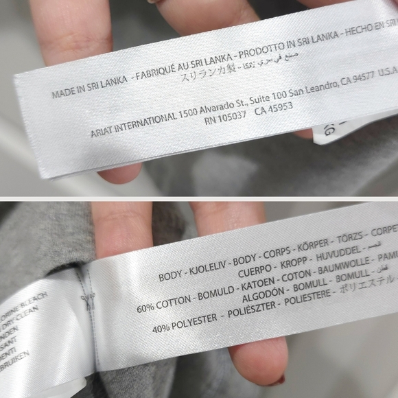 Ariat Women's Rebar Workman True Grit Short Sleeve Work T-Shirt, Light Grey, L - Picture 5 of 13